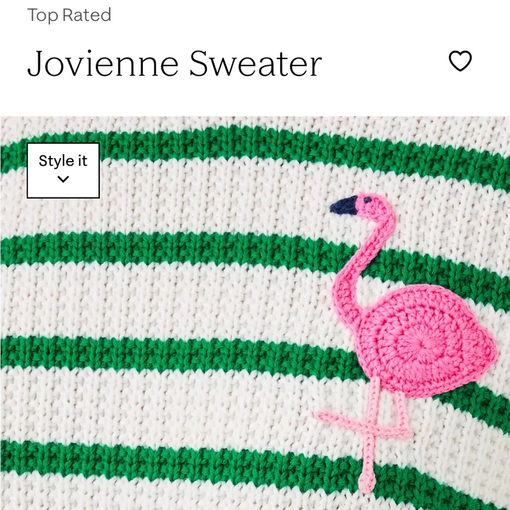 NWOT LILLY PULITZER JOVIENNE sweater. - Picture 6 of 16